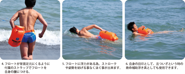 バッグ型救命補助浮き具 エマージェンシーフロート ライフセービング ライフガード グッズ