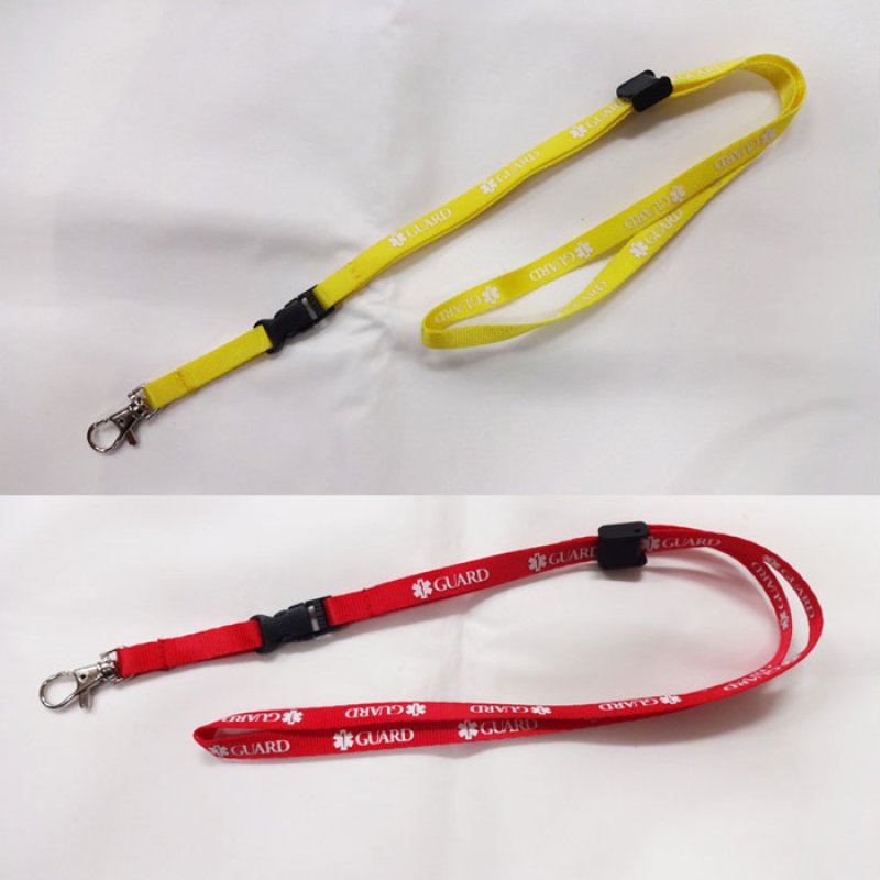 GUARDネックストラップイエロー・レッド