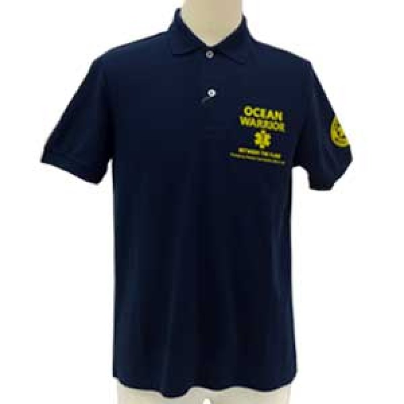 画像2: 【アウトレット】ライフガード ウォーターマン クールビズ 吸汗速乾　消臭　抗菌　紫外線カット ドライポロシャツ (2)