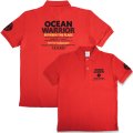 【アウトレット】OCEAN WARRIOR ドライポロシャツ 吸汗速乾 消臭 抗菌 UVカット