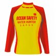 画像3: 【ネコポス対象商品】長袖 ラッシュガード (ocean safety) / ライフセーバー・ユニフォーム【カスタムオーダー対応可】 (3)