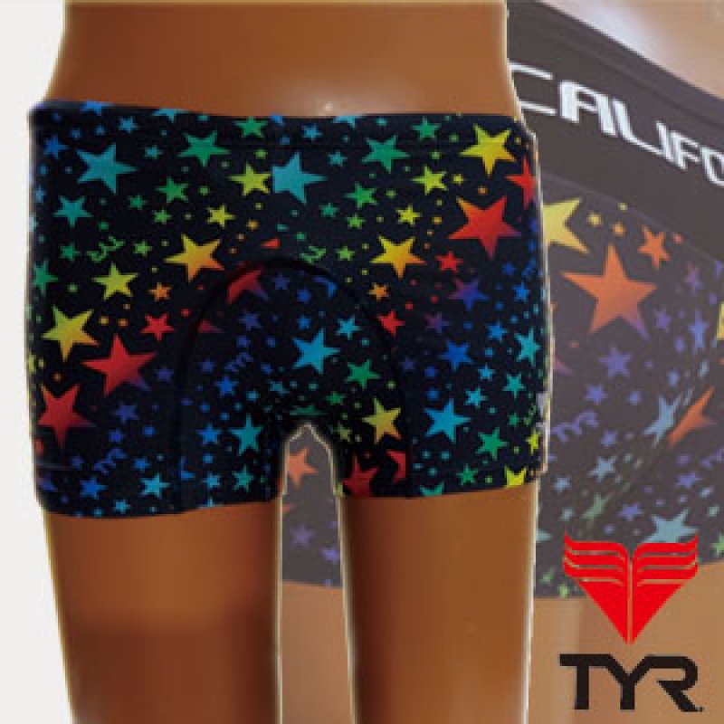 画像1: ★SALE対象外★【アウトレット】 ★SALE対象外★【BSTAR-13M】TYRショートボクサー男性水着（星柄）ネイビーのみ (1)
