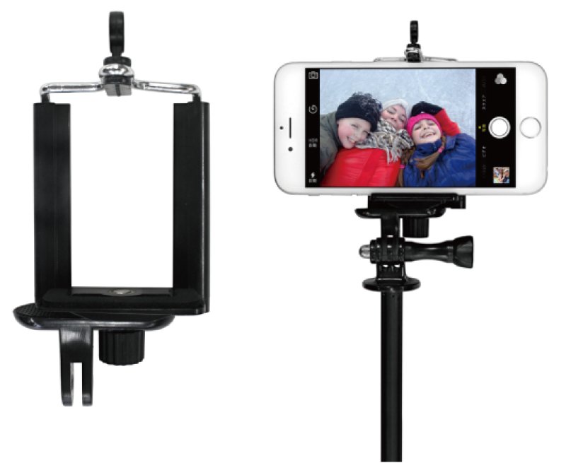 画像4: 【アウトレット】★外箱パッケージ汚れ有り★ディカパックアクションC1A/C2A/専用パーツ 自撮り棒  防水セルフィースティック (4)