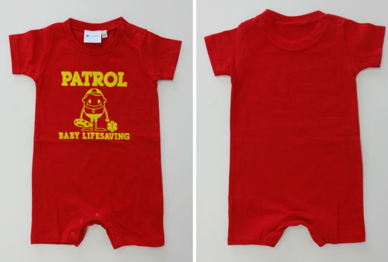 画像5: 【アウトレット】ライフセーバーの出産祝いにおすすめ！ LIFESAVING  ベビー半袖ロンパース (5)