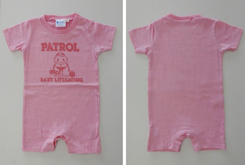 画像4: 【アウトレット】ライフセーバーの出産祝いにおすすめ！ LIFESAVING  ベビー半袖ロンパース (4)