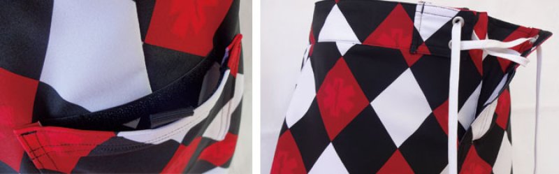 画像3: 【ネコポス対象商品】【アウトレット】サーフパンツ GUARDオリジナル 昇華プリント 【アーガイルチェック】 (3)