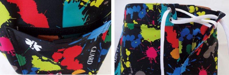 画像3: 【アウトレット】サーフパンツ GUARDオリジナル 昇華プリント 【ペイント】  (3)