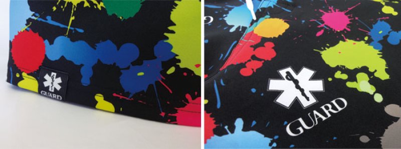 画像4: 【アウトレット】サーフパンツ GUARDオリジナル 昇華プリント 【ペイント】  (4)