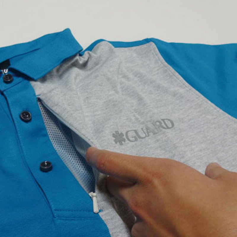 画像7: 【アウトレット】GUARD×SY32 エスワイサーティートゥ CRAZY POLO 切替デザインポロシャツ (7)