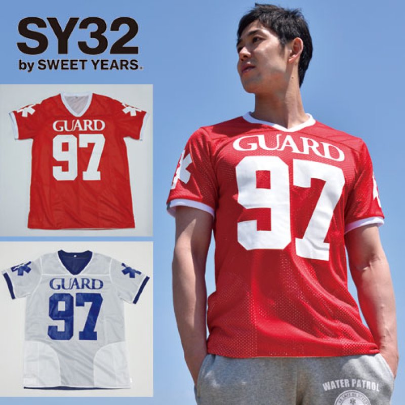 画像1: ★SALE対象外★【アウトレット】GUARD×SY32／メッシュ地リバーシブルTシャツ (1)