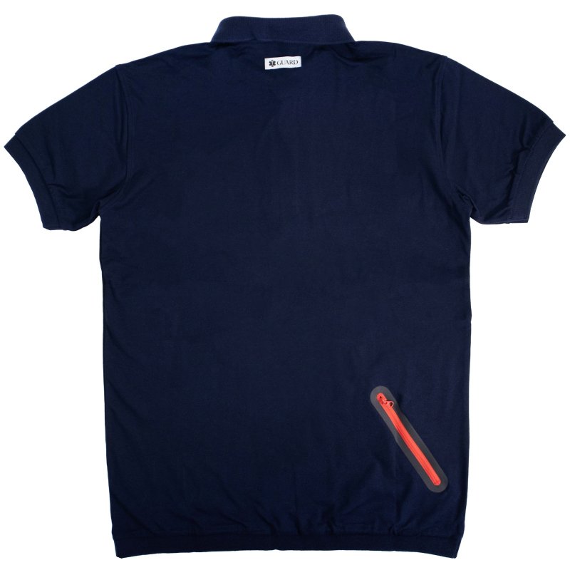 画像2: 【アウトレット】GUARD×SY32 CRAZY POLO 切替デザイン ポロシャツ (2)