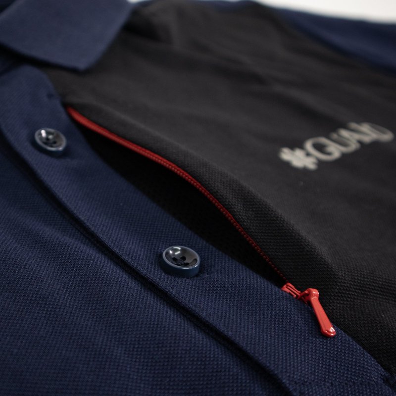 画像6: 【アウトレット】GUARD×SY32 CRAZY POLO 切替デザイン ポロシャツ (6)