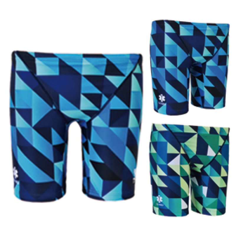 画像6: 【アウトレット】男性水着GUARD（ガード）×TYR(ティア）幾何学模様【メンズジャマー ハーフパンツ】 (6)