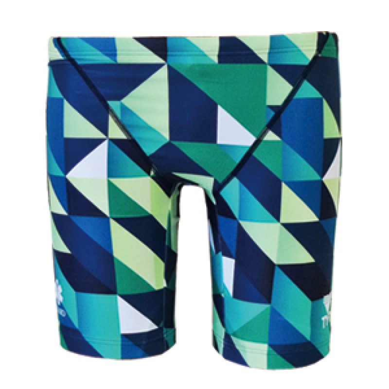画像2: 【アウトレット】男性水着GUARD（ガード）×TYR(ティア）幾何学模様【メンズジャマー ハーフパンツ】 (2)
