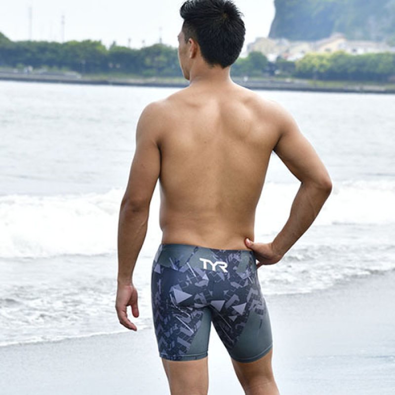 画像9: 【アウトレット】 男性水着GUARD（ガード）×TYR(ティア）ドロップ【メンズジャマー ハーフパンツ】 (9)