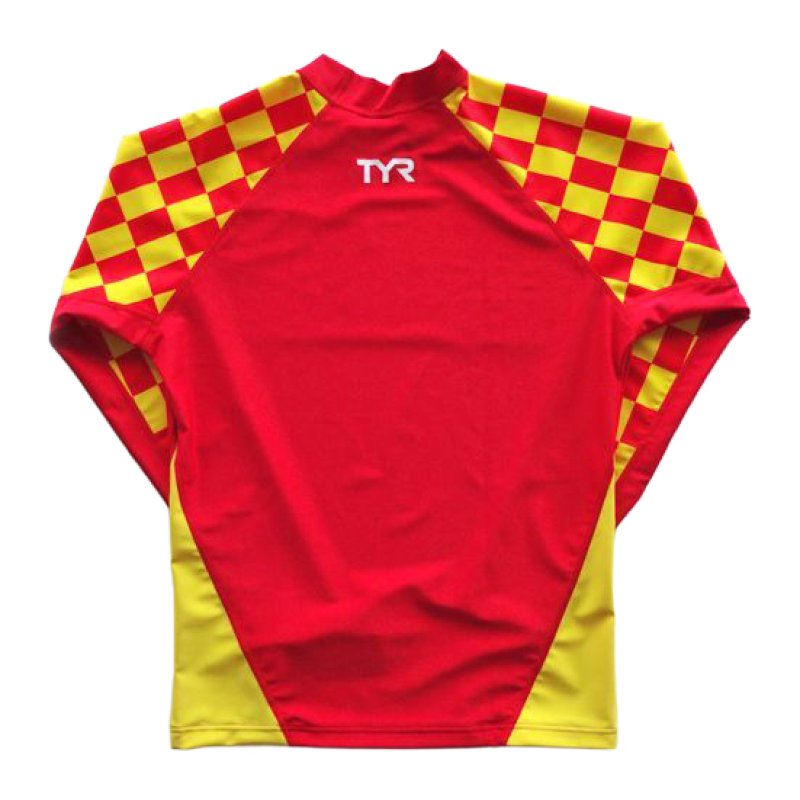 画像2: 【ネコポス対象商品】在庫限り TYR×GUARDコラボレーション / 長袖ラッシュガード（TUGRD-18S） (2)