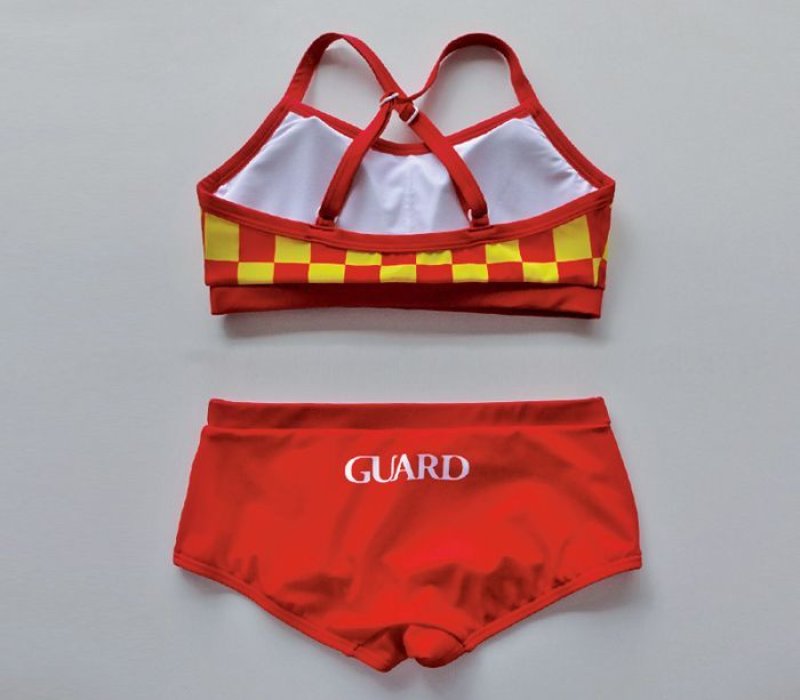 画像5: 【アウトレット】GUARD×TYR水着 チェッカー柄ワークアウトビキニ WGARD-18S (5)