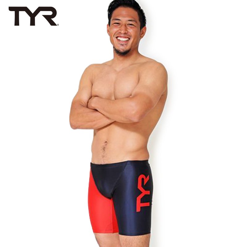 画像1: TYR メンズ練習用競泳水着 ツートーンカラー｜GUARD限定デザイン ジャマータイプ (1)