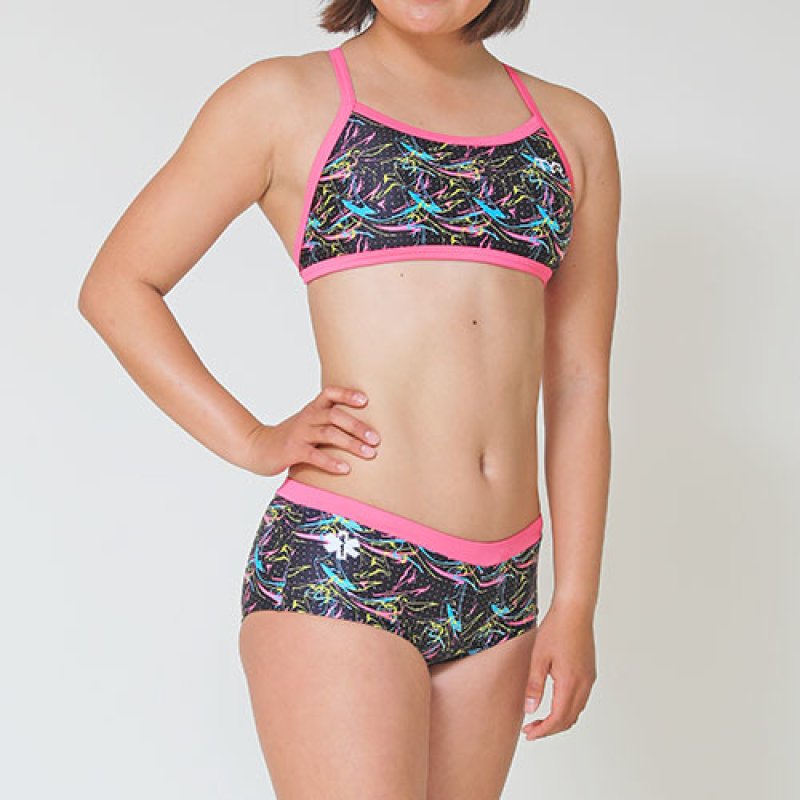 画像3: 【XLサイズのみ】TYR (ティア) × GUARD / ペイントデザイン水着(ビキニ) 競泳 水着 レディース (3)