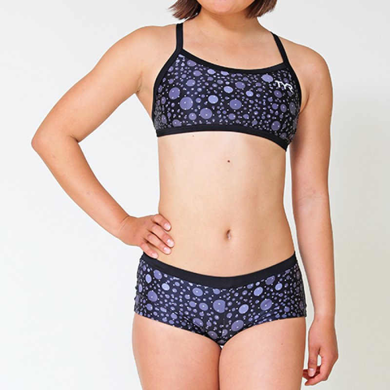 画像4: 【アウトレット】TYR (ティア) × GUARD ドット柄デザイン水着(ビキニ) 競泳 水着 レディース (4)