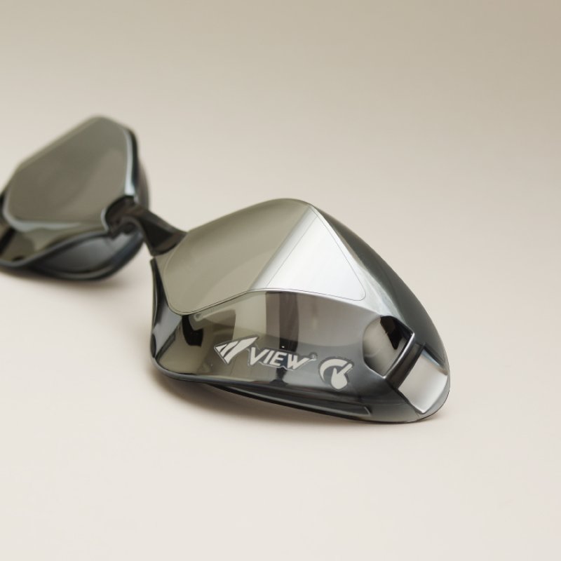 画像3: FINA承認 スイミングゴーグル ブレードF ブルーミラー VIEW V122SAM (3)