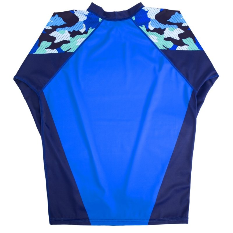 画像6: 【ネコポス対象商品】長袖 ラッシュガード (迷彩柄) オープンウォータースイミング・日焼け予防【カスタムオーダー対応可】 (6)