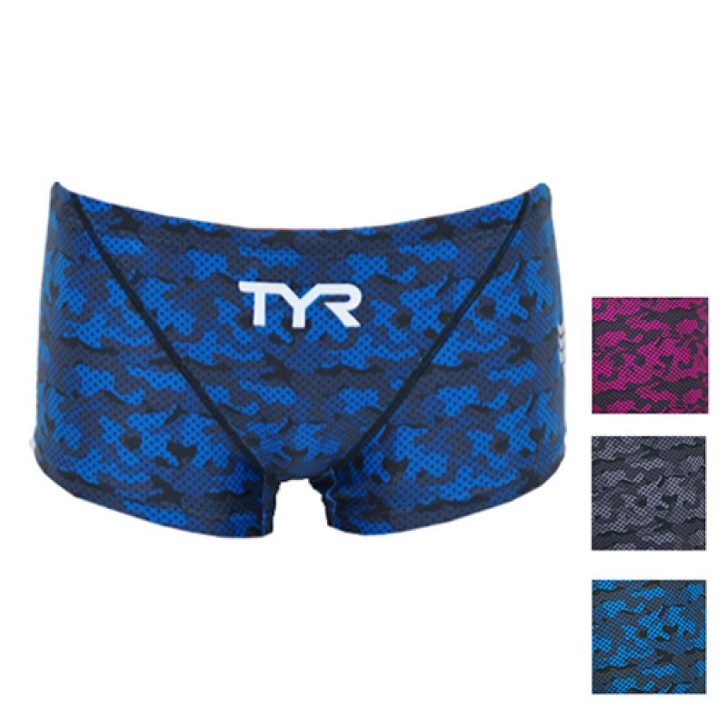 TYR メンズ練習用競泳水着 園田モデル カモフラデザイン｜高伸縮