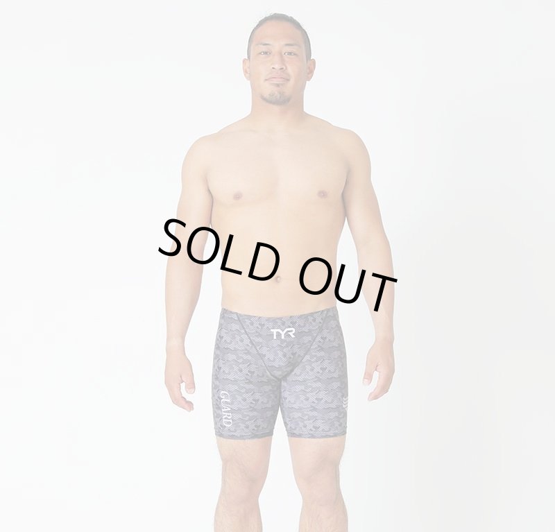 画像10: 【ネコポス対象商品】【アウトレット】TYR メンズ練習用競泳水着 園田モデル カモフラデザイン｜GUARD限定デザイン ジャマータイプ (10)