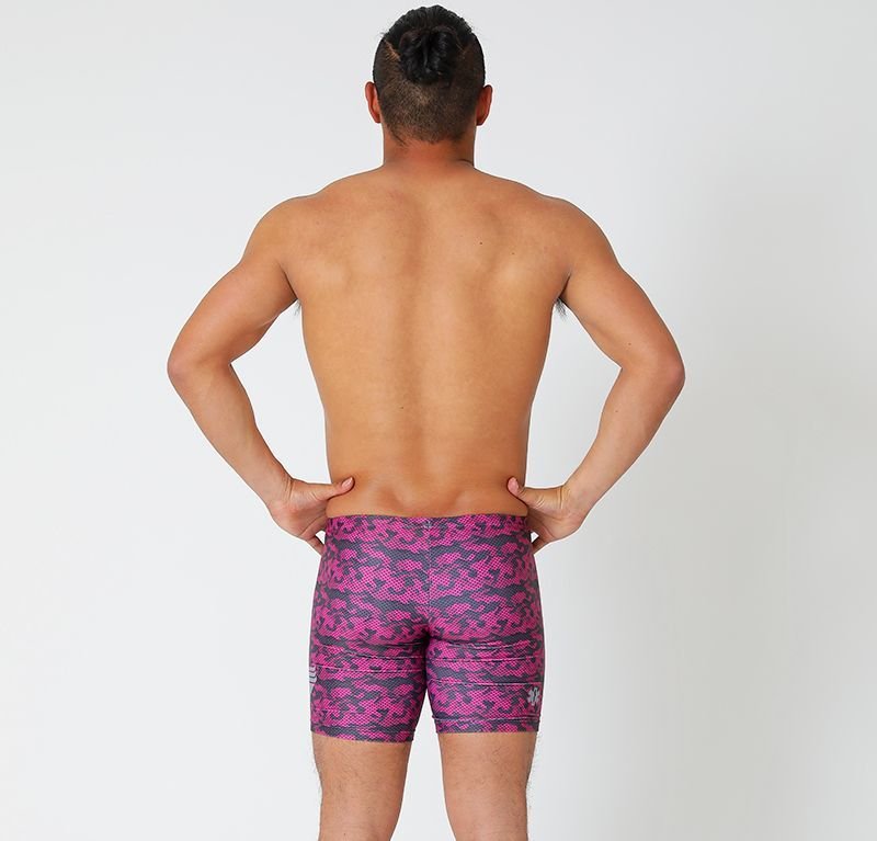 画像7: 【ネコポス対象商品】【アウトレット】TYR メンズ練習用競泳水着 園田モデル カモフラデザイン｜GUARD限定デザイン ジャマータイプ (7)