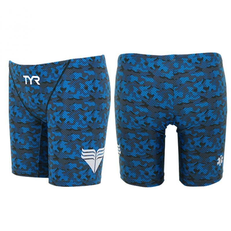 画像5: 【ネコポス対象商品】【アウトレット】TYR メンズ練習用競泳水着 園田モデル カモフラデザイン｜GUARD限定デザイン ジャマータイプ (5)