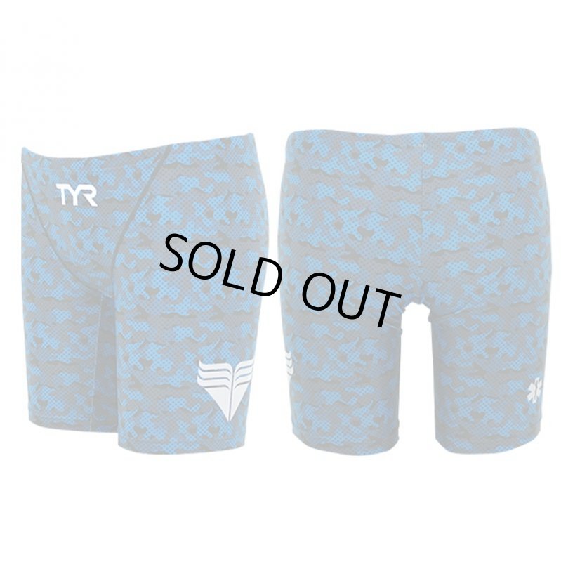 画像5: 【ネコポス対象商品】【アウトレット】TYR メンズ練習用競泳水着 園田モデル カモフラデザイン｜GUARD限定デザイン ジャマータイプ (5)