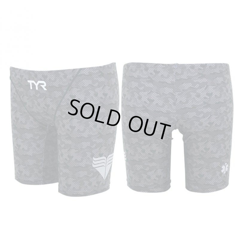 画像4: 【ネコポス対象商品】【アウトレット】TYR メンズ練習用競泳水着 園田モデル カモフラデザイン｜GUARD限定デザイン ジャマータイプ (4)
