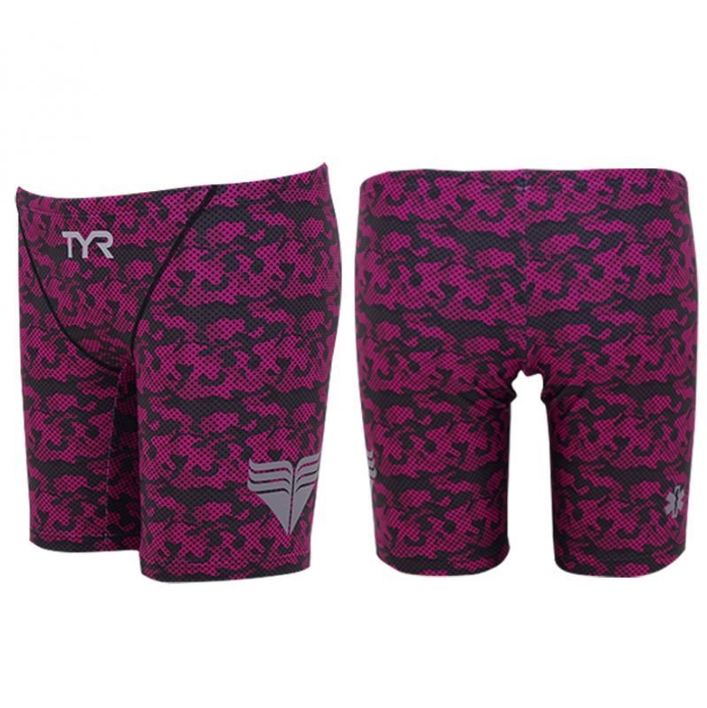 画像3: 【ネコポス対象商品】【アウトレット】TYR メンズ練習用競泳水着 園田モデル カモフラデザイン｜GUARD限定デザイン ジャマータイプ (3)