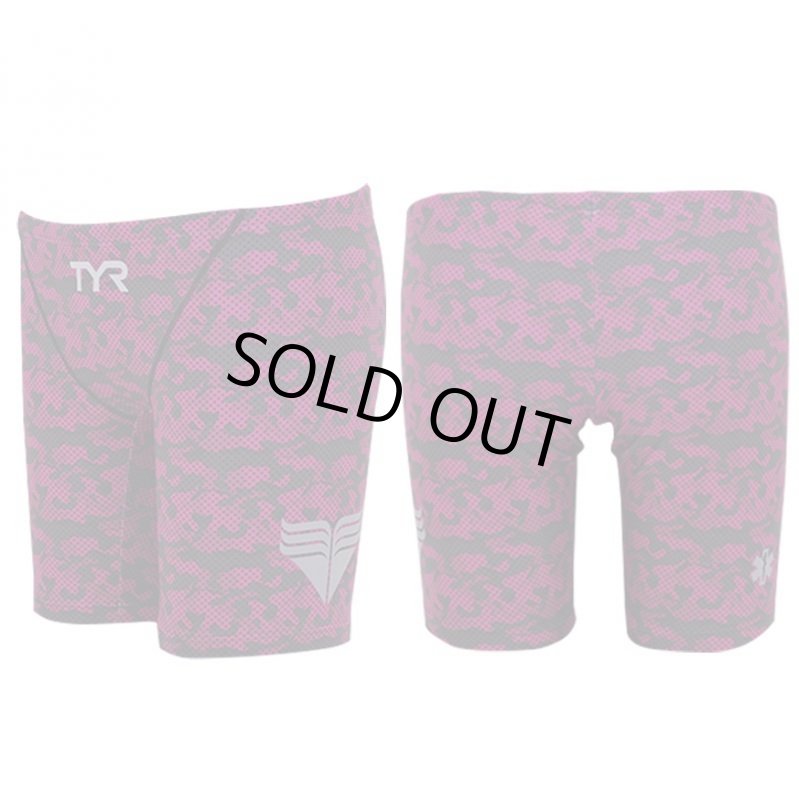 画像3: 【ネコポス対象商品】【アウトレット】TYR メンズ練習用競泳水着 園田モデル カモフラデザイン｜GUARD限定デザイン ジャマータイプ (3)