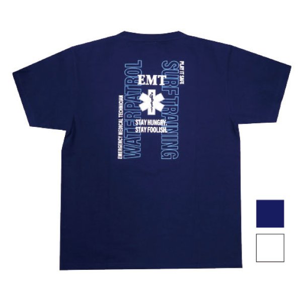 画像1: GUARD 綿100% Tシャツ EMTデザイン (1)