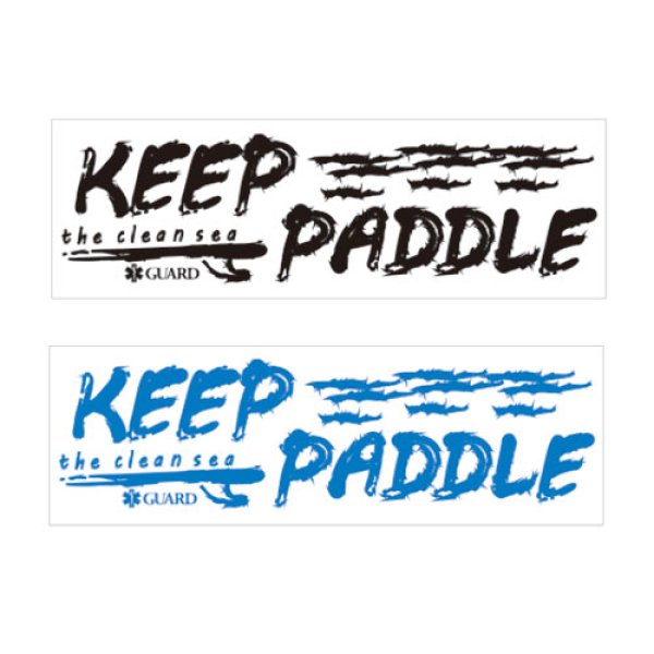 画像1: 【ネコポス対象商品】KEEP PADDLE 透明 ステッカー (1)