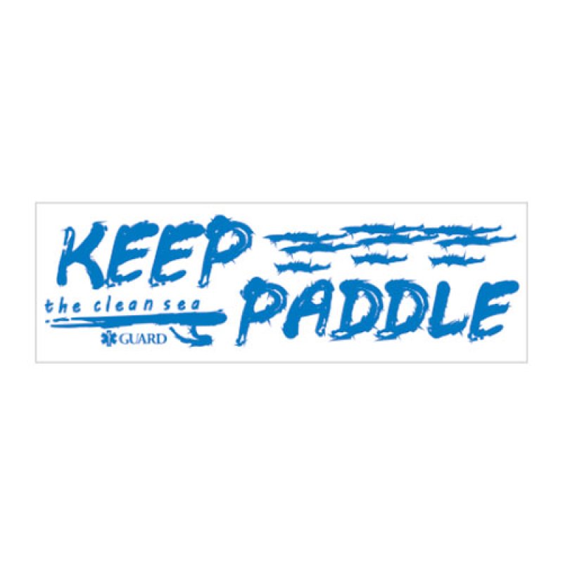 画像4: 【ネコポス対象商品】KEEP PADDLE 透明 ステッカー (4)