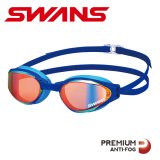 SWANS ASCENDER SR-81MPAF-LAVY｜レーシングゴーグル ミラーレンズ