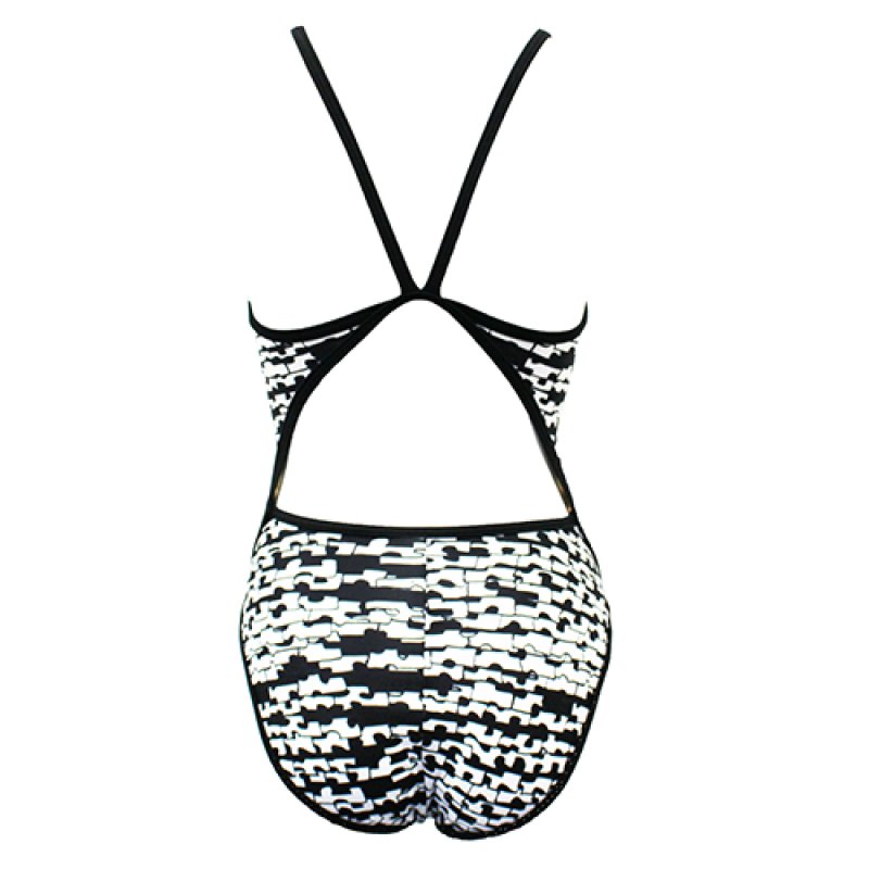 画像2: 【アウトレット】Phelps トレーニングスイムウェア / 女性水着_JIGSAW(ワンピース) レディース トレーニング水着（特価品のため返品交換不可） (2)