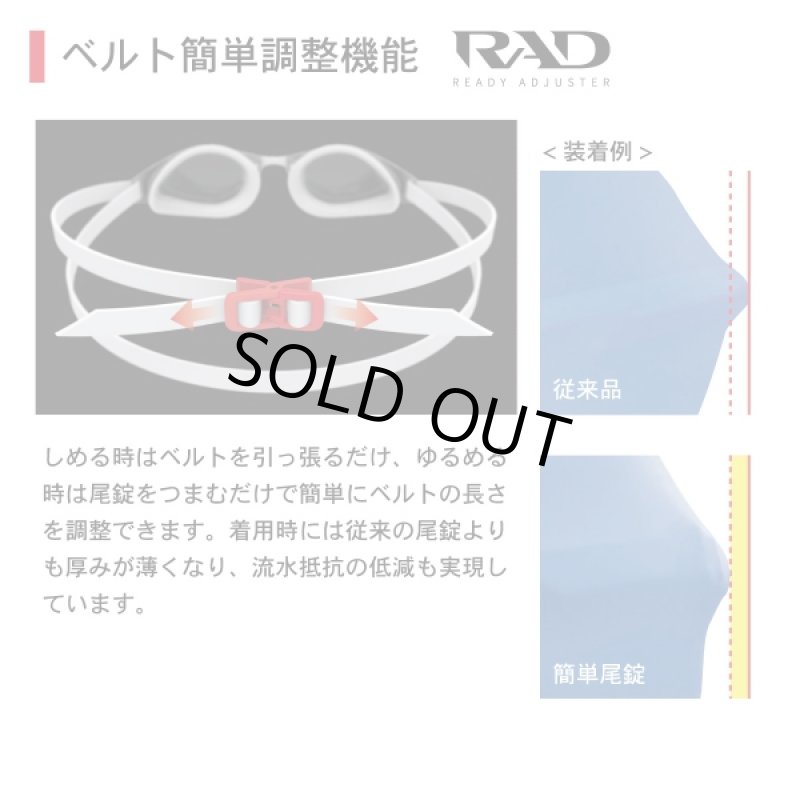画像8: 【World Aquatics承認】SWANS VALKYRIE SR-72NPAFAB-NAV｜レーシングゴーグル　ノーマル・カラーレンズ (8)