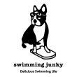 画像3: 【ネコポス対象商品】アクアスフィア / SWIMMING JUNKY (スイムジャンキー)  メッシュキャップ BK/WHT (3)