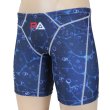 画像2: ★半額 クリアランスセール★ RA (アールエイ)/ 男性 水着 競泳 (ジャマー/スパッツ)  MEN'S SPATS-PENTAGON CUT DEEP OCEAN OXYGEN (2)