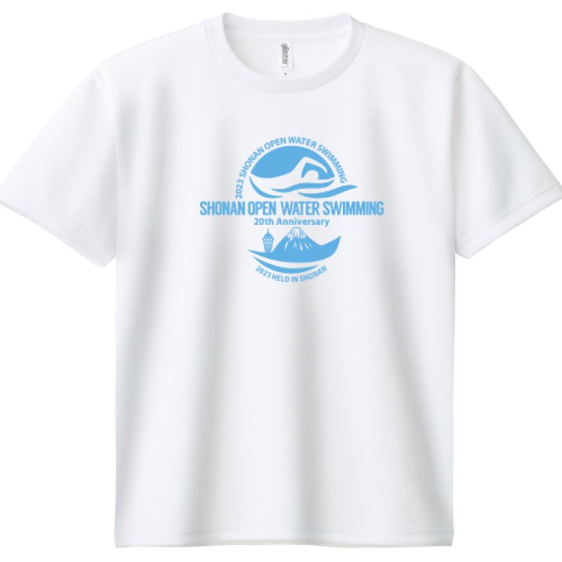 画像4: 【アウトレット】2023年 第20回 湘南オープンウォータースイミング大会記念 ドライTシャツ (4)