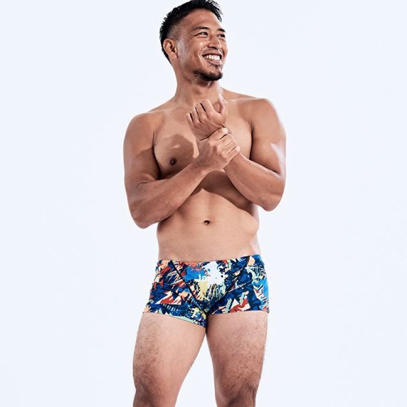 画像15: Jaked メンズ練習用競泳水着 園田モデル Magma｜ライフセーバー向け耐久性抜群ボックス型 (15)