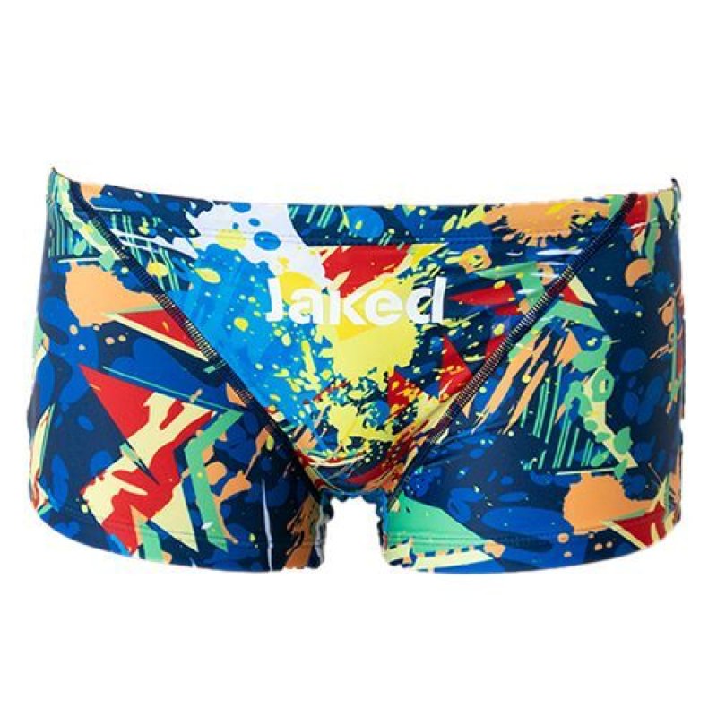 画像6: Jaked メンズ練習用競泳水着 園田モデル Magma｜ライフセーバー向け耐久性抜群ボックス型 (6)