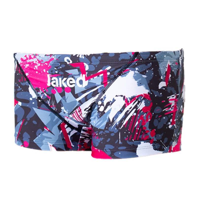 画像3: Jaked メンズ練習用競泳水着 園田モデル Magma｜ライフセーバー向け耐久性抜群ボックス型 (3)