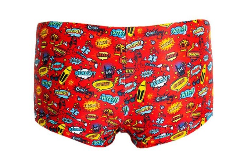 画像9: GUARD (ガード) / ライフセーバーイラスト水着(ジュニア男子 ボクサー) 子供用 競泳水着 (9)