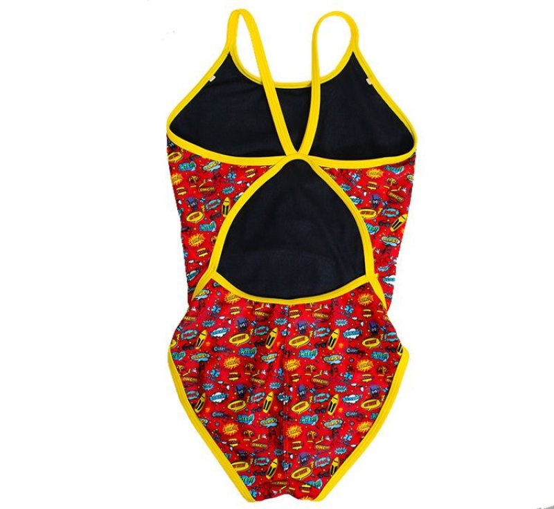 画像5: 【ネコポス対象商品】GUARD (ガード) / ライフセーバーイラスト水着(ジュニア ワンピース) 子供用 競泳水着 (5)