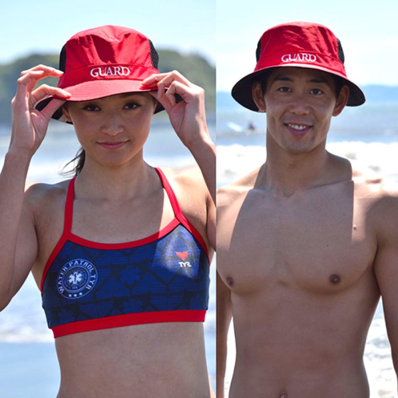 画像10: GUARD サーフハット (ドローコード&あごストラップ付) (10)