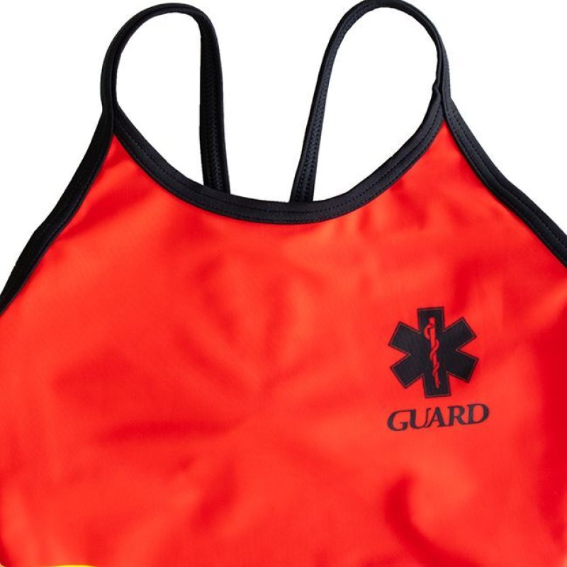 画像6: 【ネコポス対象商品】GUARD(ガード)×Aquasphere(アクアスフィア) / ブルーレッド・バイカラー女性水着 (ワンピース) レディース トレーニング水着 (6)